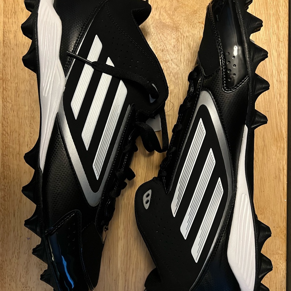Adidas Men Cleats Lighting LD Football Size 14 Black New - Picture 3 of 8